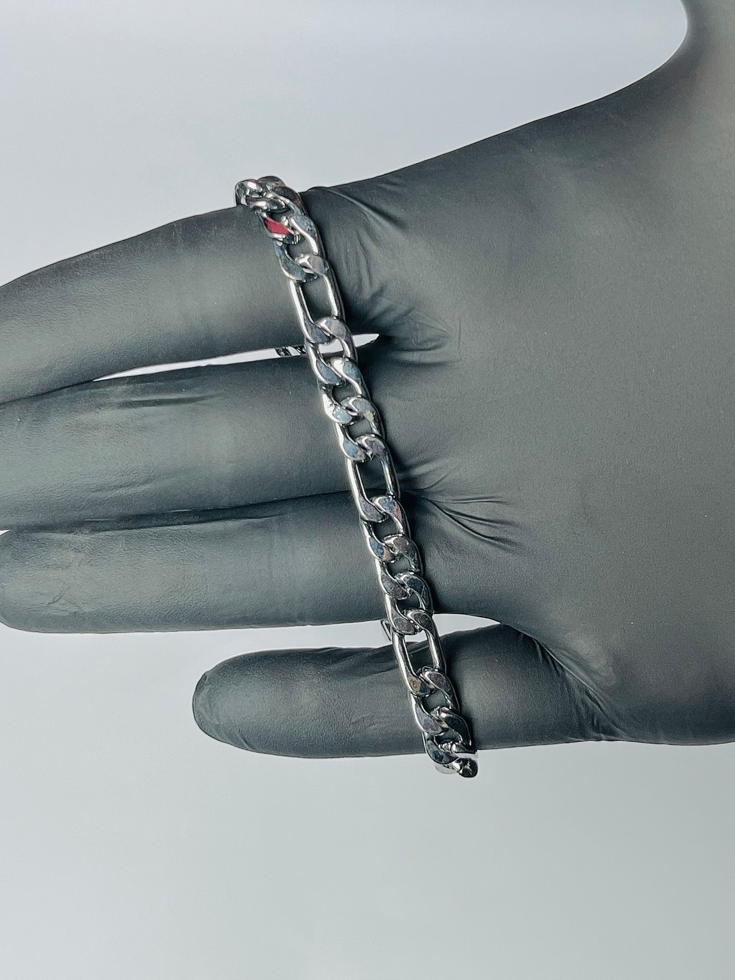 Stainless Steel Cuban Link Chain + Free Matching Bracelet